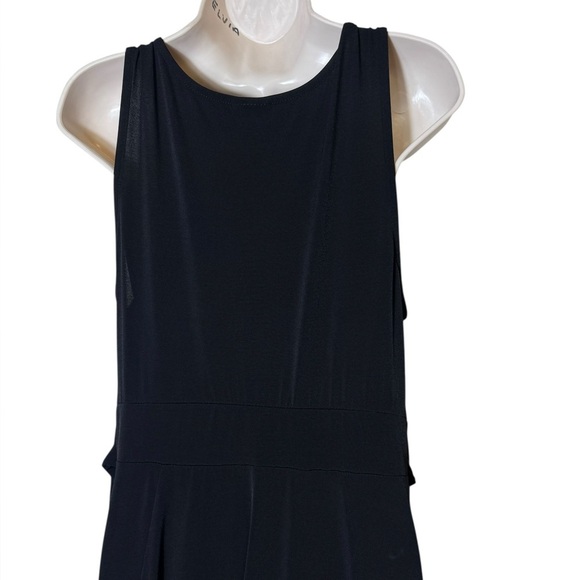 TORRID Midi Studio Knit Hi-Low Black Womens waist sash dress size 1x (14-16) - Picture 15 of 15